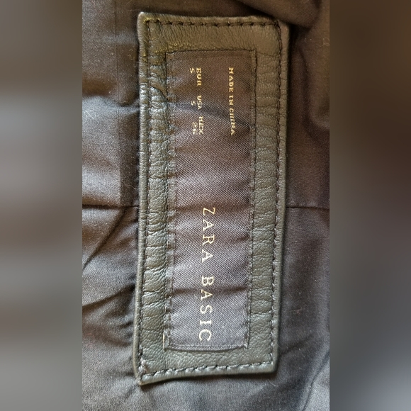 Zara Leather Jacket - Never Been Worn - Picture 5 of 5